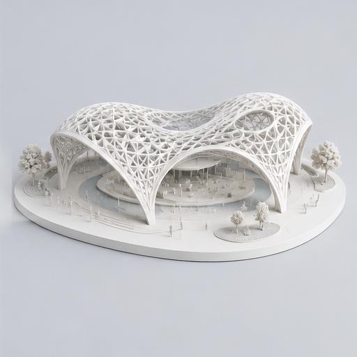 Lattice Pavilion Model
