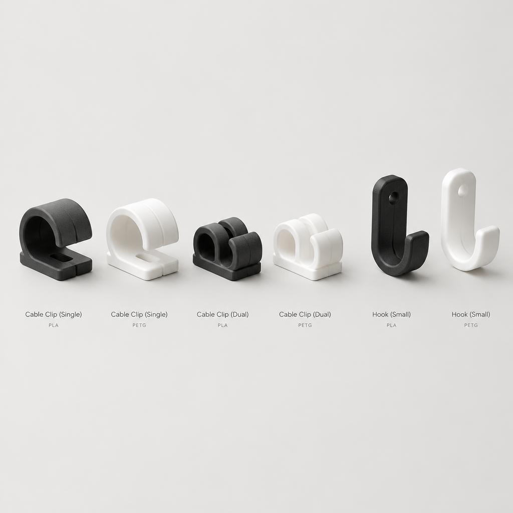 Cable Clip & Hook Sample Set
